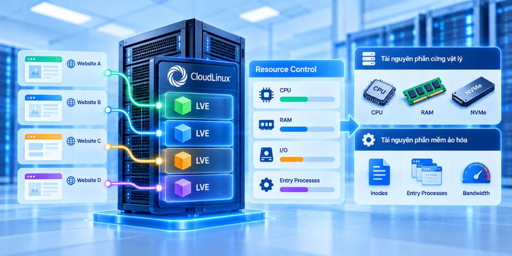 Tổng Hợp Thông Số Hosting: Cẩm Nang Giải Mã Chi Tiết Chuẩn Kỹ Thuật 1 Bản chất kỹ thuật của các thông số hosting trong môi trường lưu trữ