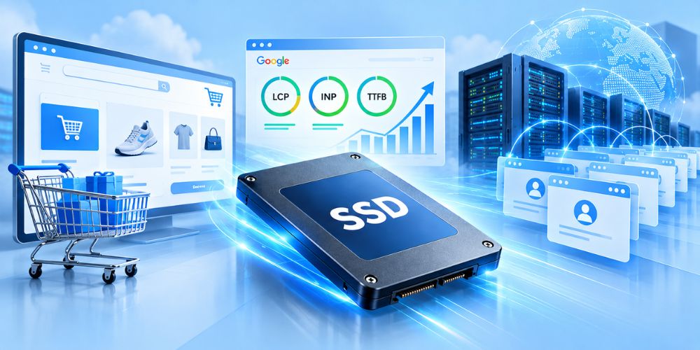 Hosting SSD vs hosting HDD: Phân tích kỹ thuật và định hướng ứng dụng thực tế 3 Các bài toán thực tế mà hosting SSD và NVMe giải quyết tối ưu
