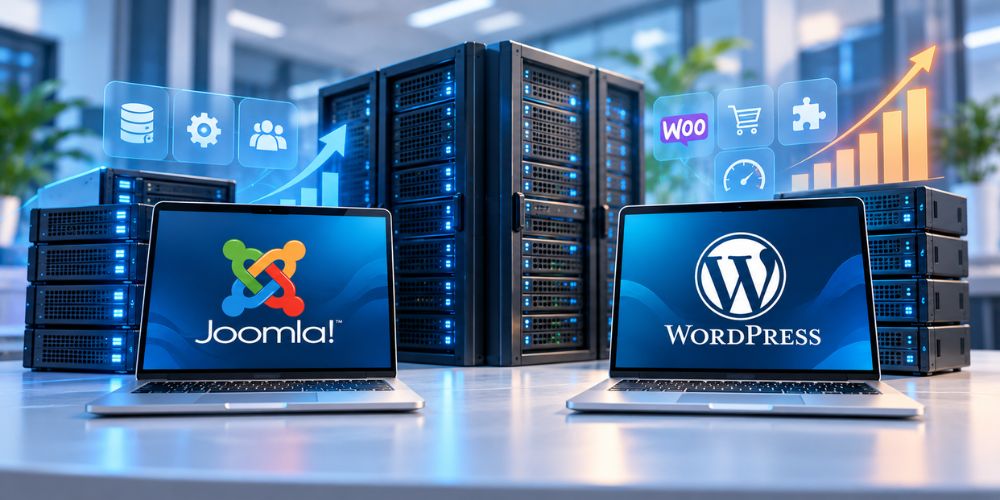Nhu cầu tài nguyên máy chủ và hiệu năng vận hành giữa hosting Joomla vs hosting WordPress